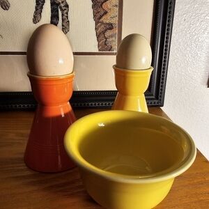 Pair of Poached Egg holder & Bowl